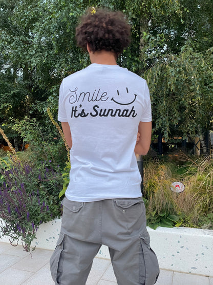 Smile it’s Sunnah T-Shirt - White